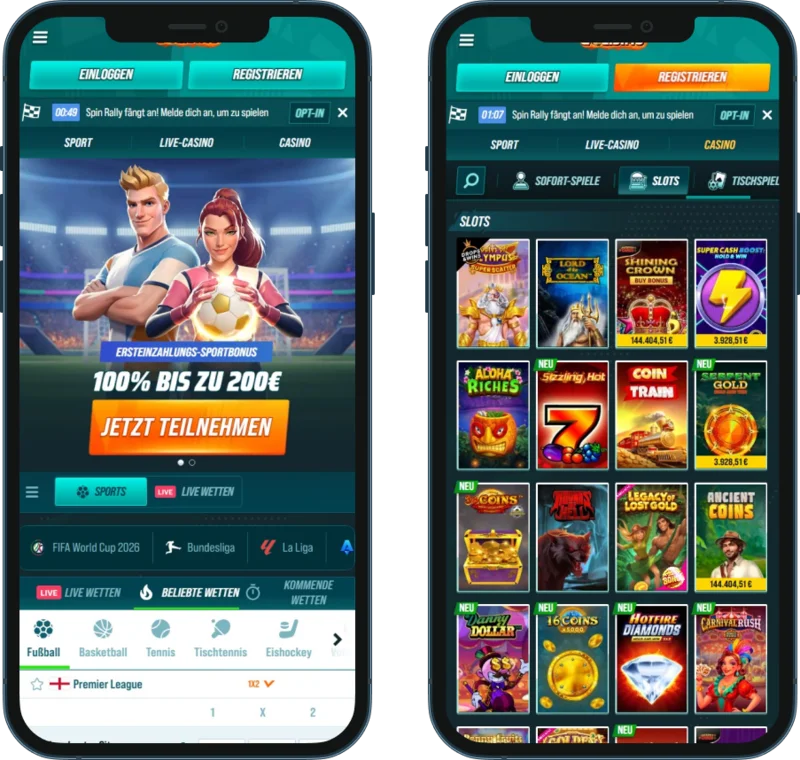 Browserbasierte Mobilversion