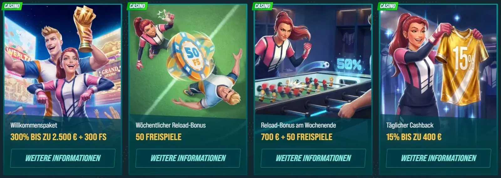Willkommenspaket Casino